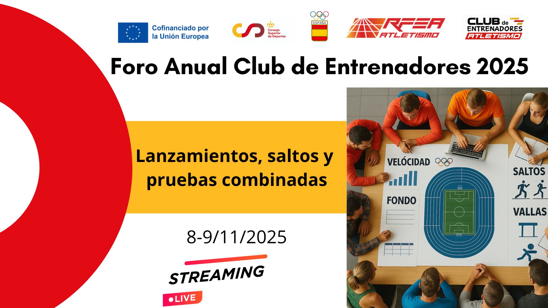 Club de entrenadores de Lanzamientos, Saltos y Pruebas Combinadas 2025 CE3